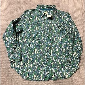 Anthropologie paisley button down shirt